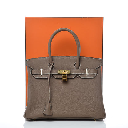 Hermes Togo Birkin 30 Etoupe 31 of 31