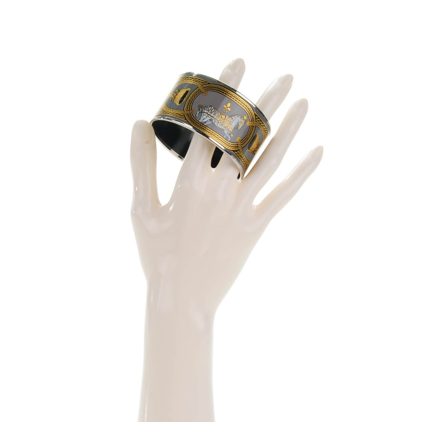 Enamel Printed Grand Apparat Extra Wide Bracelet 62