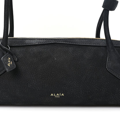 Alaia Nubuck Medium Le Teckel Bag Black Anthracite 8 of 10