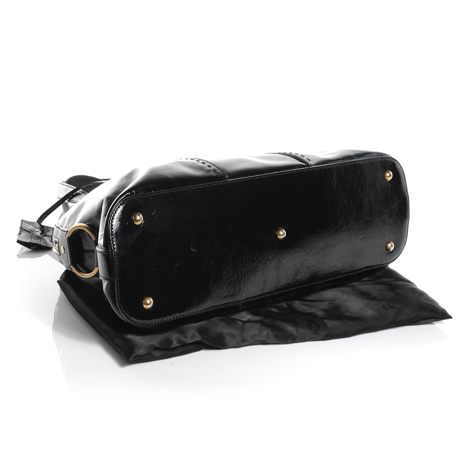 Saint Laurent Patent Large Muse Black 4 of 7