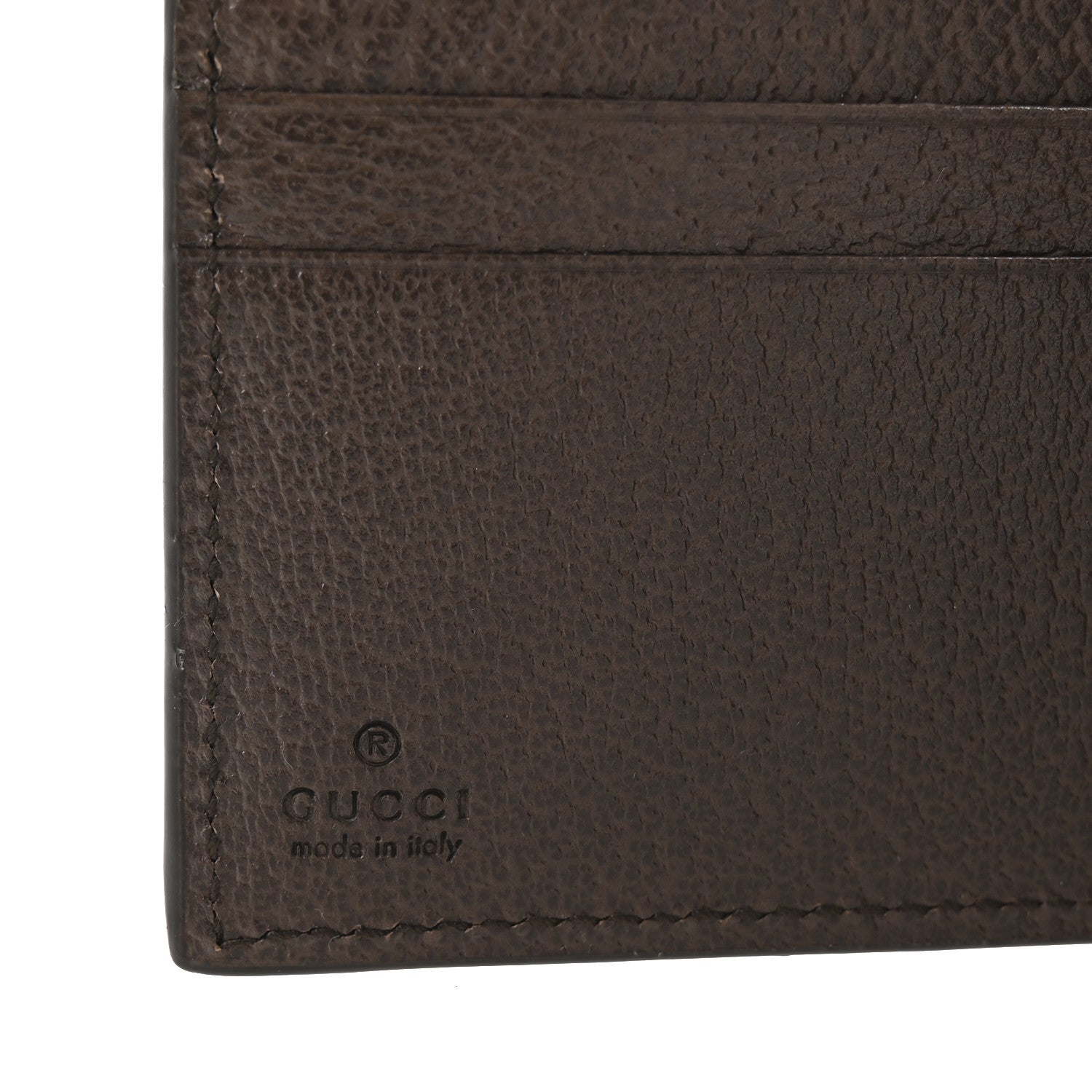 Gucci GG Supreme Monogram Web Ophidia French Flap Wallet Beige New Acero 6 of 7