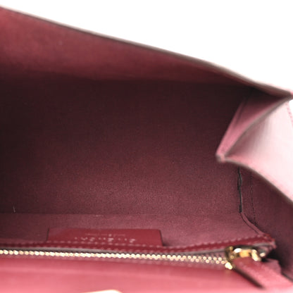 Givenchy Textured Calfskin Mini Pandora Box Chain Crossbody Bag Oxblood 5 of 10