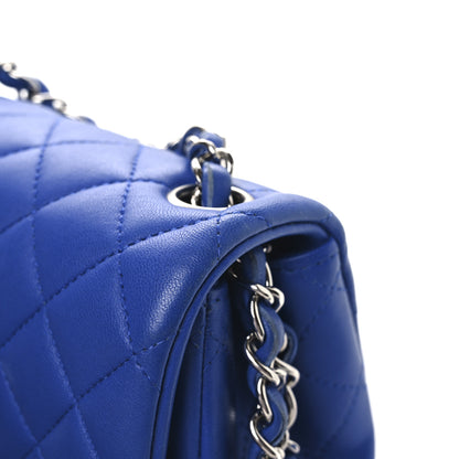 Chanel Lambskin Quilted Mini Square Flap Blue 11 of 12