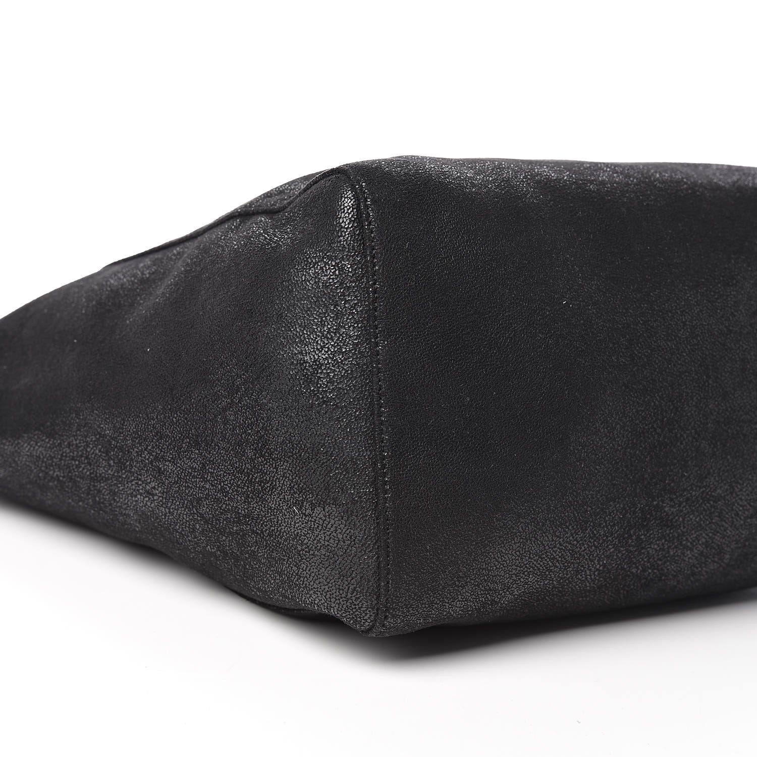 Stella McCartney Shaggy Deer Falabella Shopper Tote Black 8 of 9