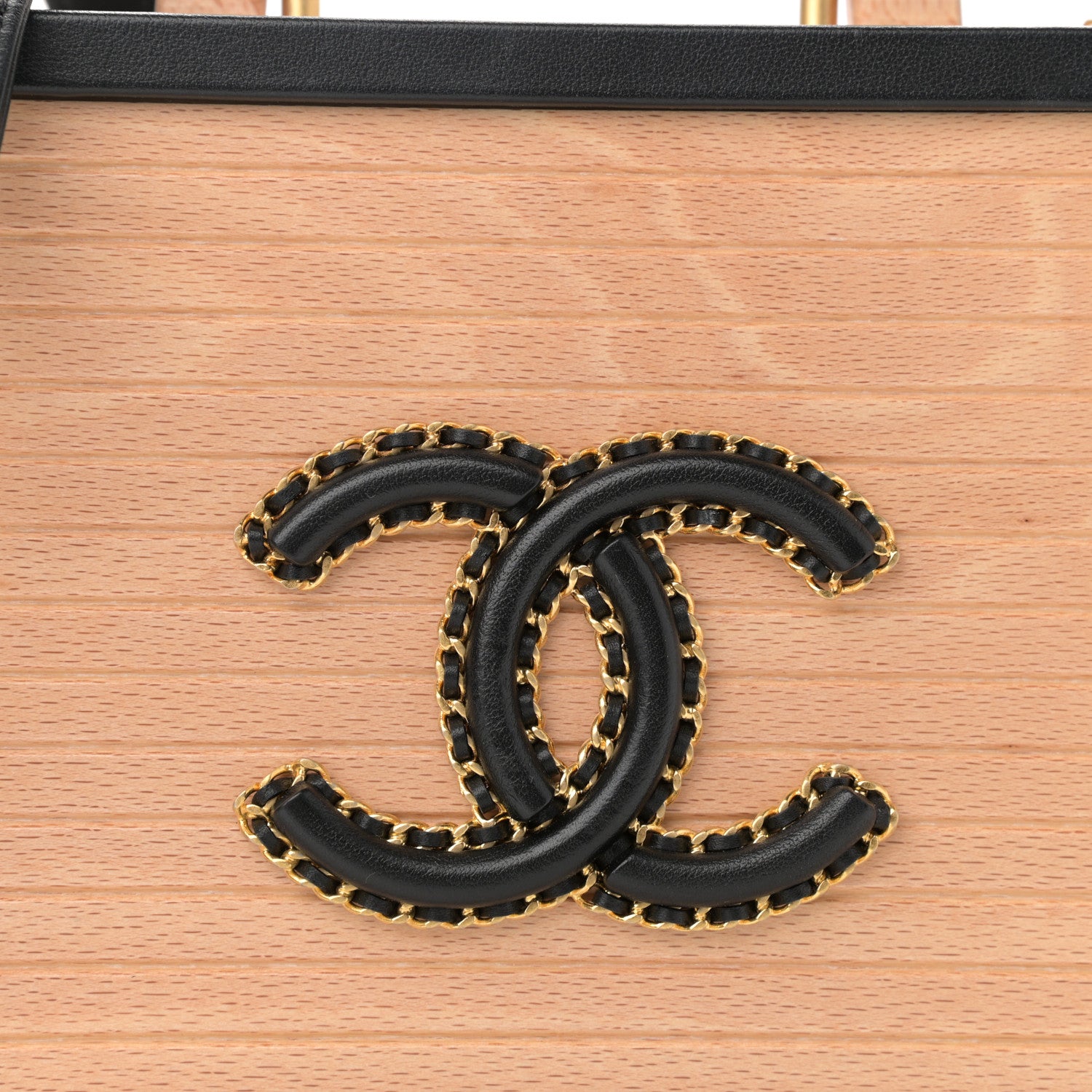 Chanel Beech Wood Lambskin Medium CC Vanity Case Black 8 of 12