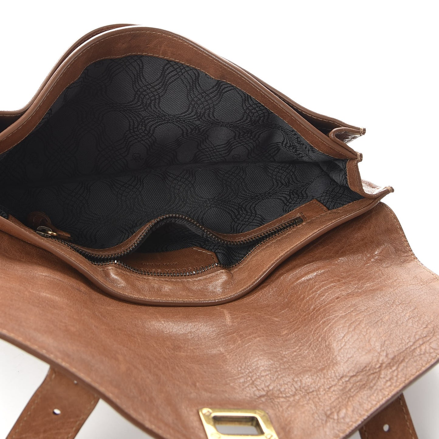 Lambskin PS1 Pochette Clutch Saddle