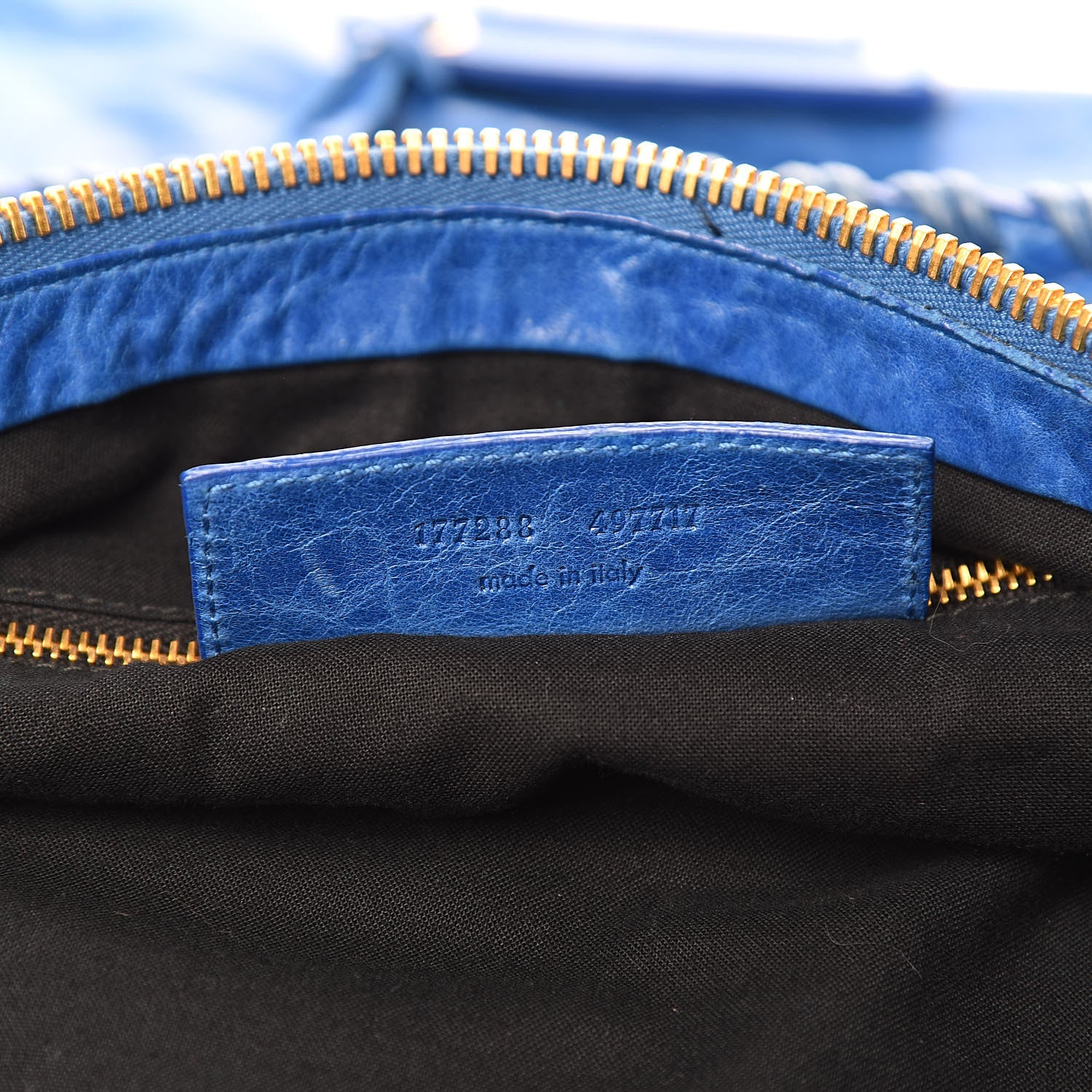 Balenciaga Chevre Giant 21 Gold Hardware Hobo French Bleu 7 of 12