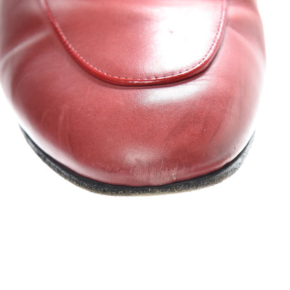 Gucci Betis Glamour Calfskin Fur Womens Princetown Slippers 40.5 Hibiscus Red Naturale 18 of 20