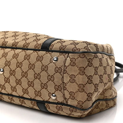 Gucci Monogram Medium Twins Tote Dark Brown 9 of 9