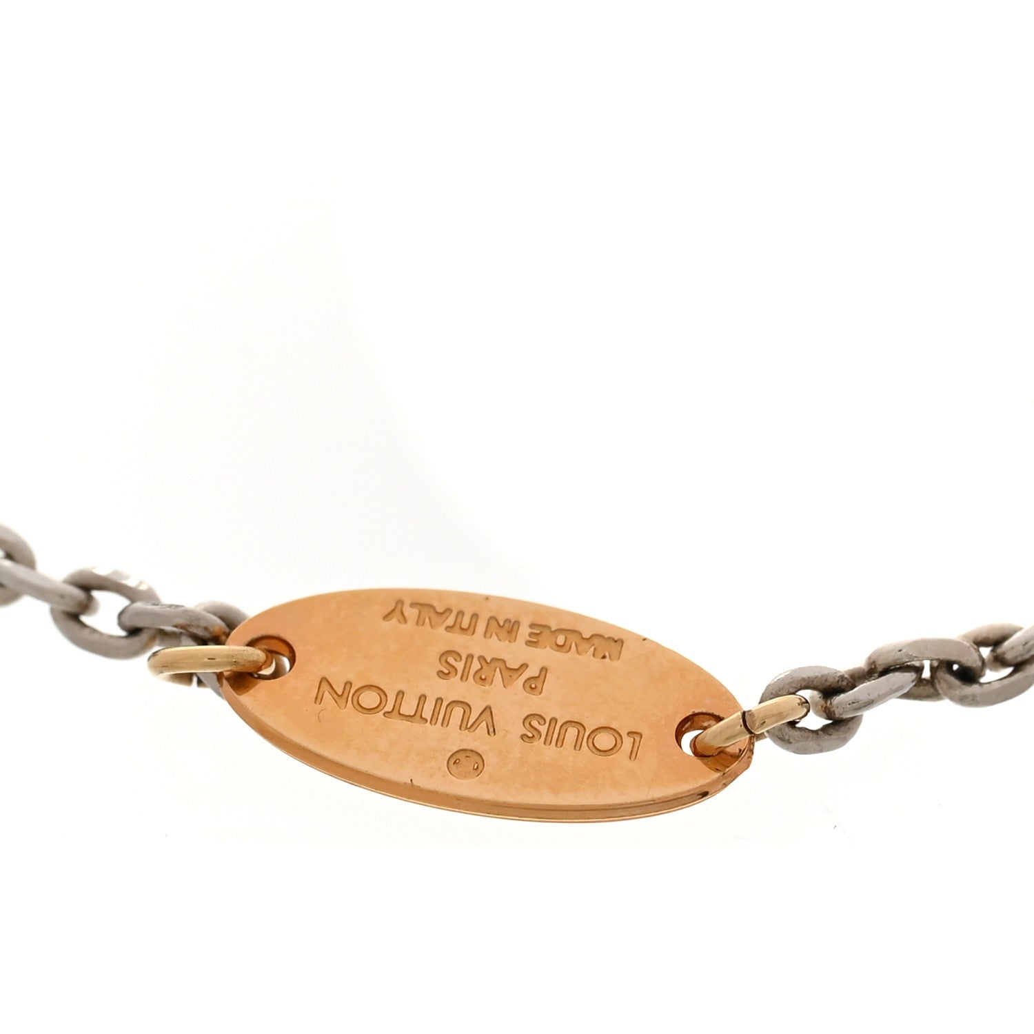 Louis Vuitton Logomania Bracelet Silver Gold 4 of 6