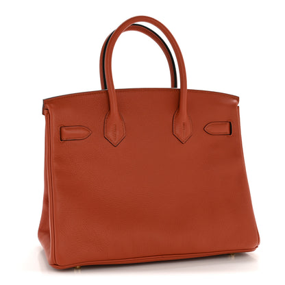 Hermes Taurillon Novillo Birkin 30 Cuivre 3 of 12