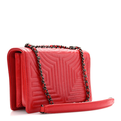 Chanel Calfskin Quilted Small Korean Garden Flap Red 3 of 12