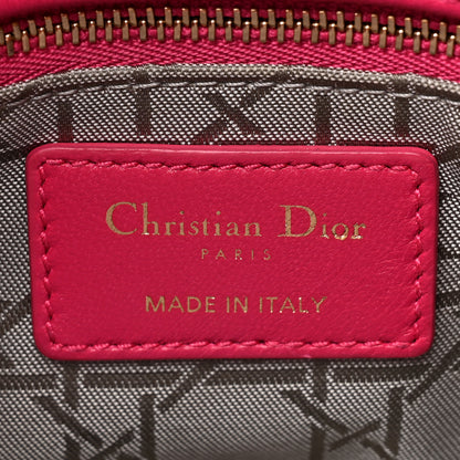 Christian Dior CHRISTIAN DIOR Lambskin Cannage Mini Lady Dior Fuchsia 6 of 17