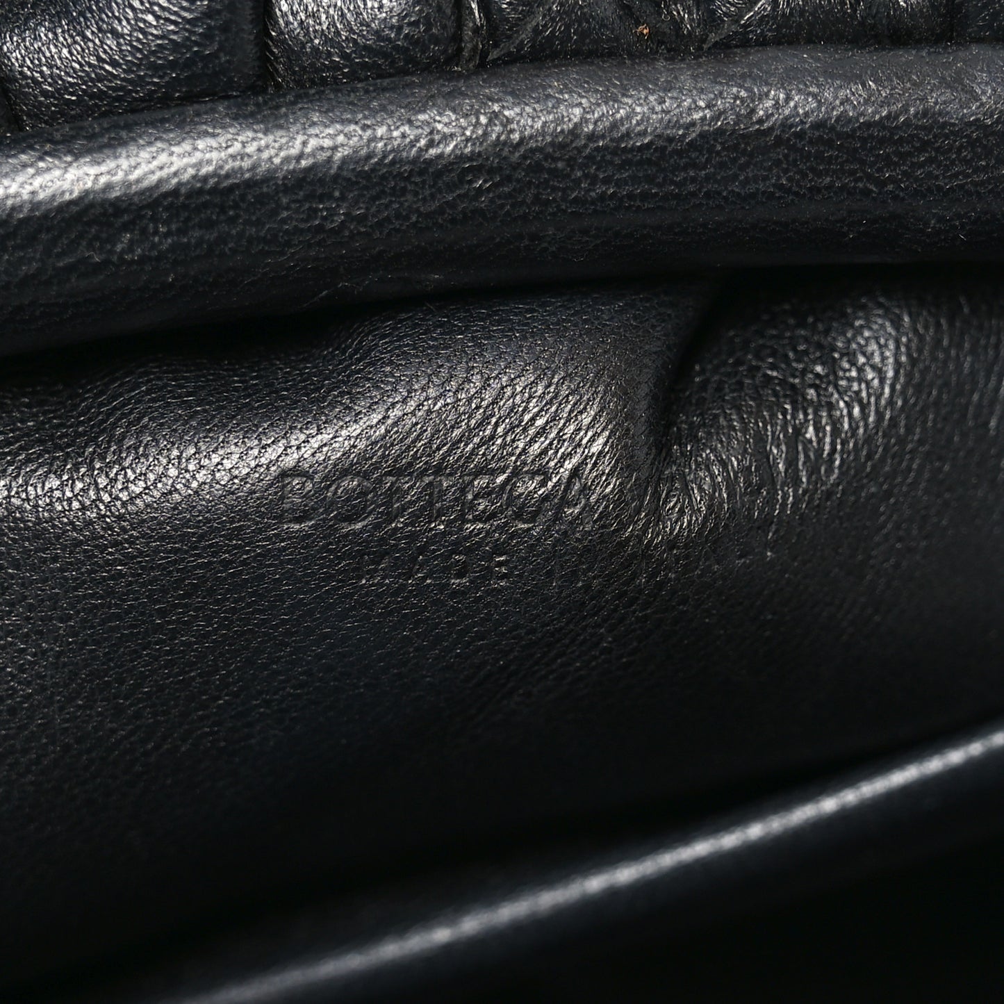 Nappa Intrecciato The Mini Pouch Black