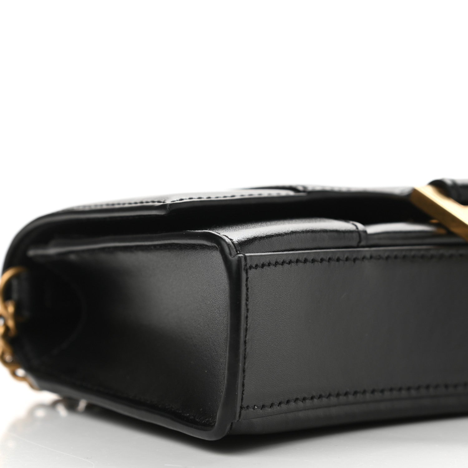 Balenciaga Shiny Box Calfskin Hourglass Chain Bag Black 8 of 9