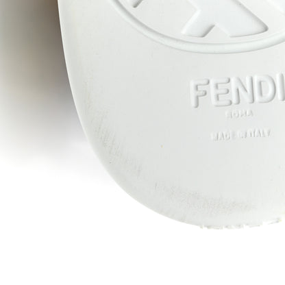 Fendi X SARA COLEMAN Canvas FF Vertigo Embroidered Womens Rise Slip On Sneakers 36.5 Grezzo Multicolor 10 of 11