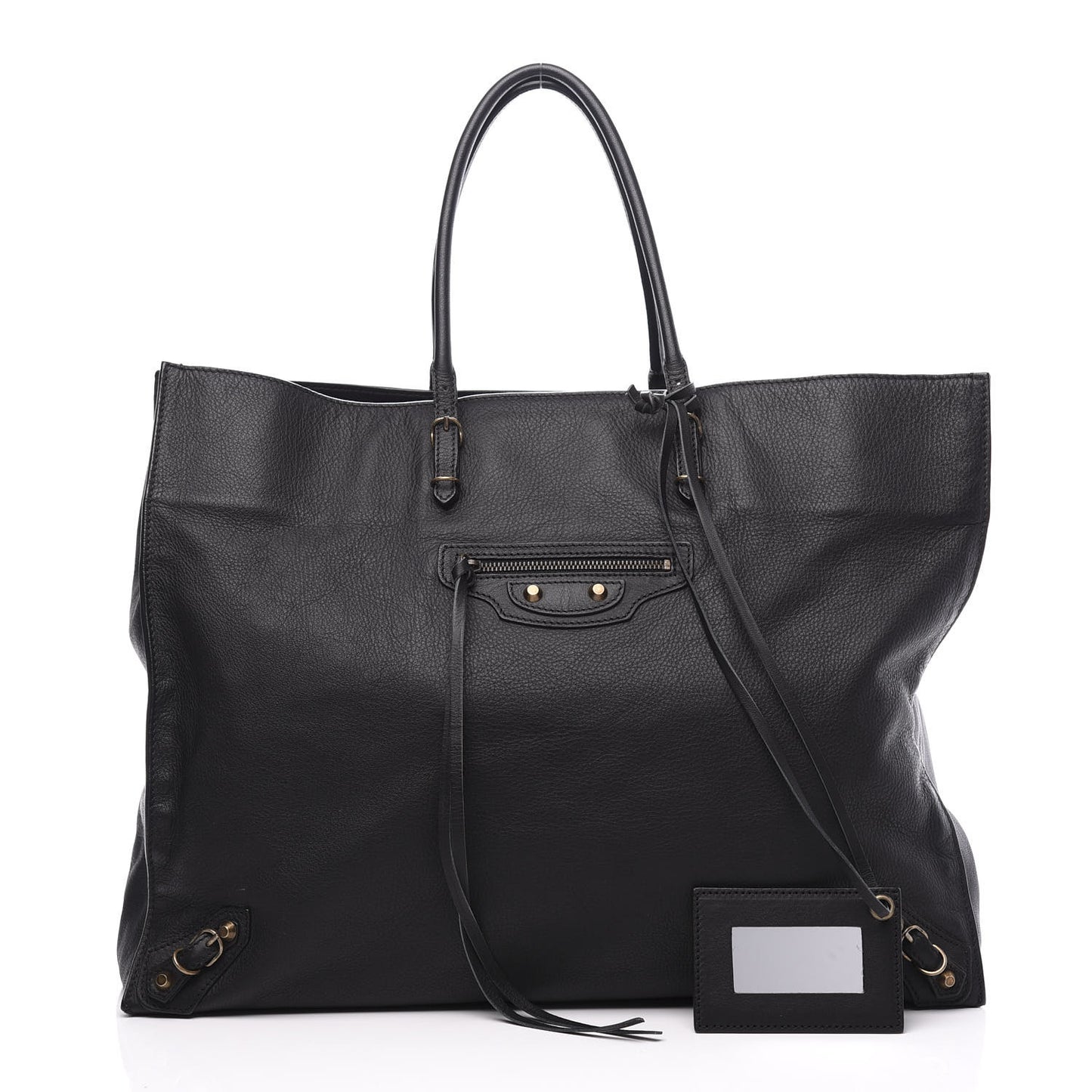 Veau Papier A4 Tote Black