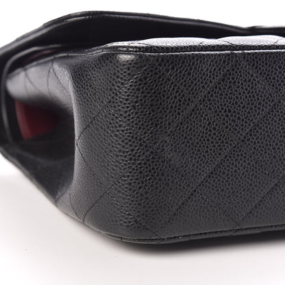 Chanel Caviar Quilted Jumbo Double Flap Black 9 of 11
