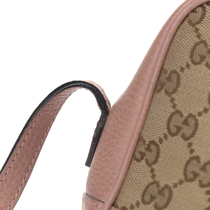 Gucci Monogram Mini Bree Messenger Bag Beige Soft Pink 12 of 14