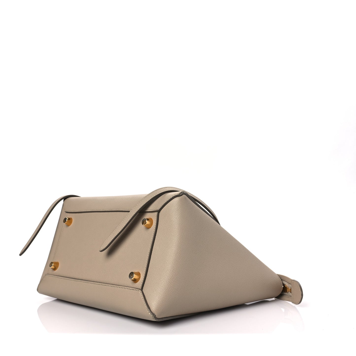 Grained Calfskin Mini Belt Bag Light Taupe