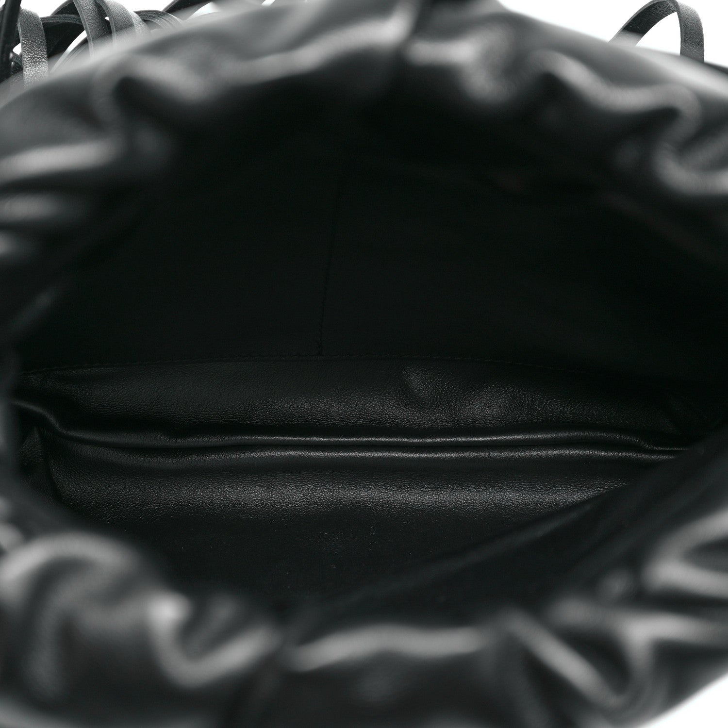 Bottega Veneta Nappa The Fringe Pouch Shoulder Bag Black 4 of 6