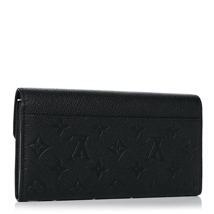 Louis Vuitton Empreinte Sarah Wallet NM Black 3 of 8