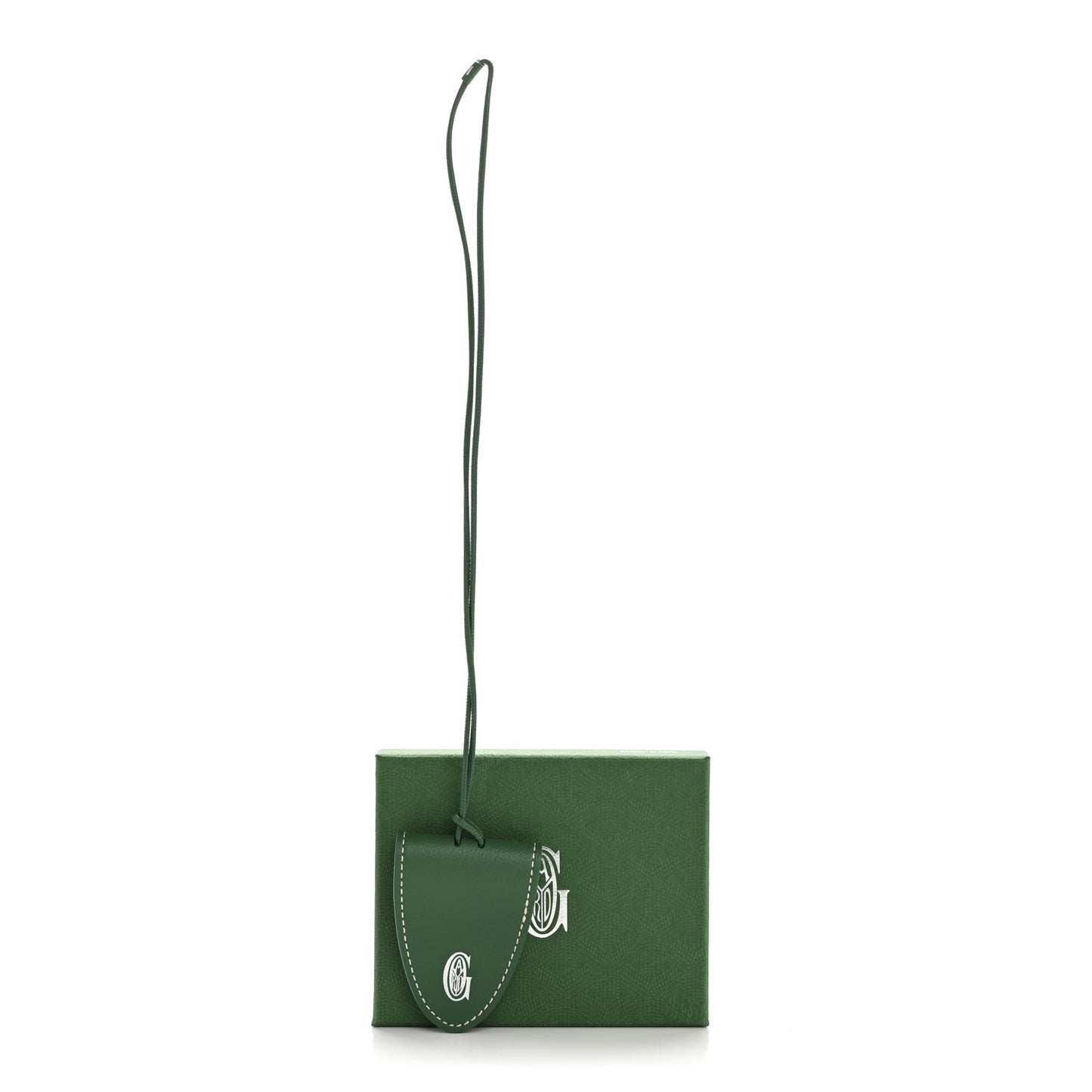 Calfskin Bag Clip Green