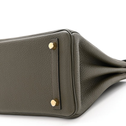 Hermes Togo Birkin 25 Vert De Gris 10 of 10