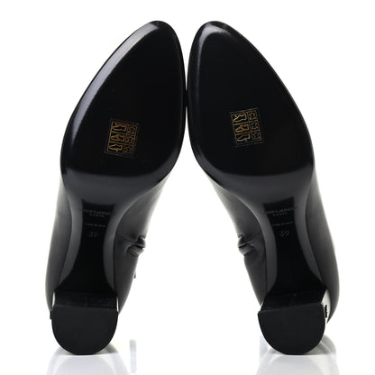 Saint Laurent Nappa Vendome Loulou Ankle Zip Boot 39 Black 4 of 4