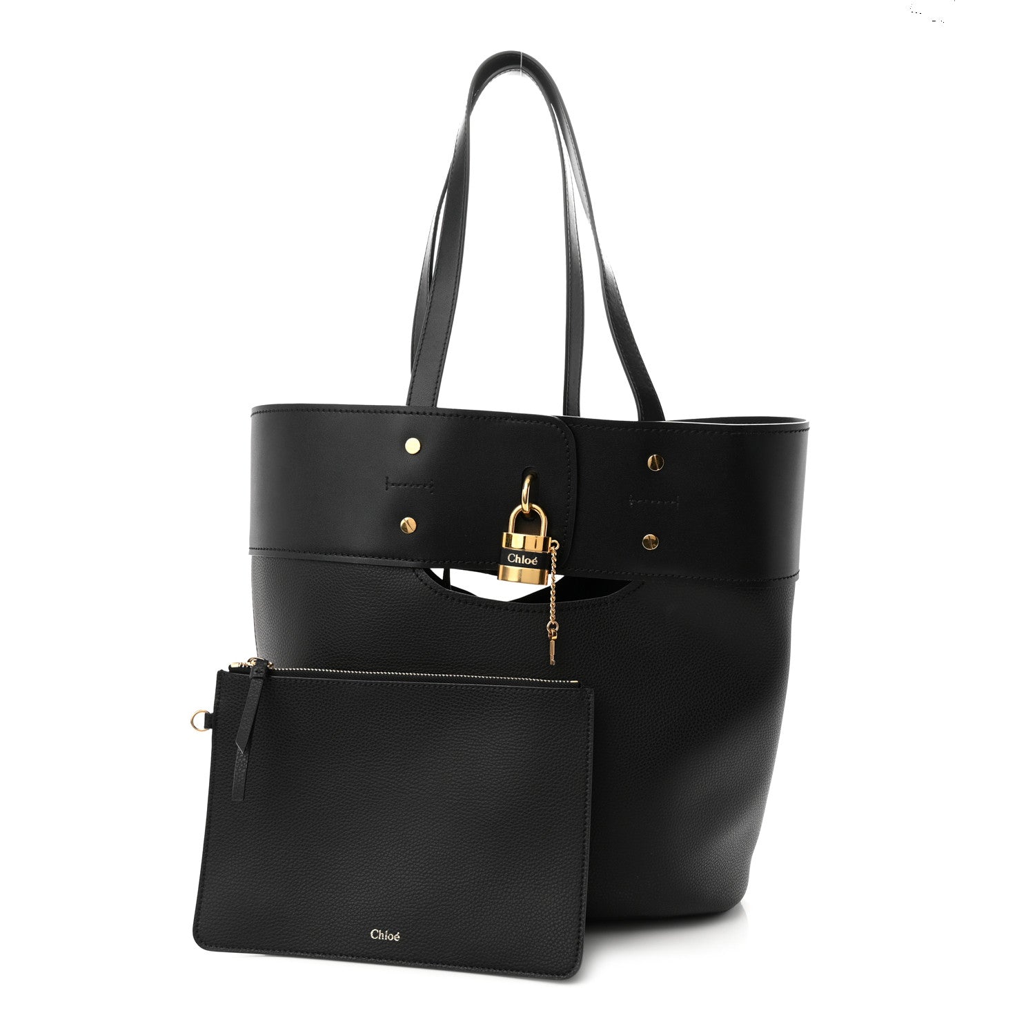 Chloe Smooth Grained Calfskin Medium Aby Tote Black 1 of 10