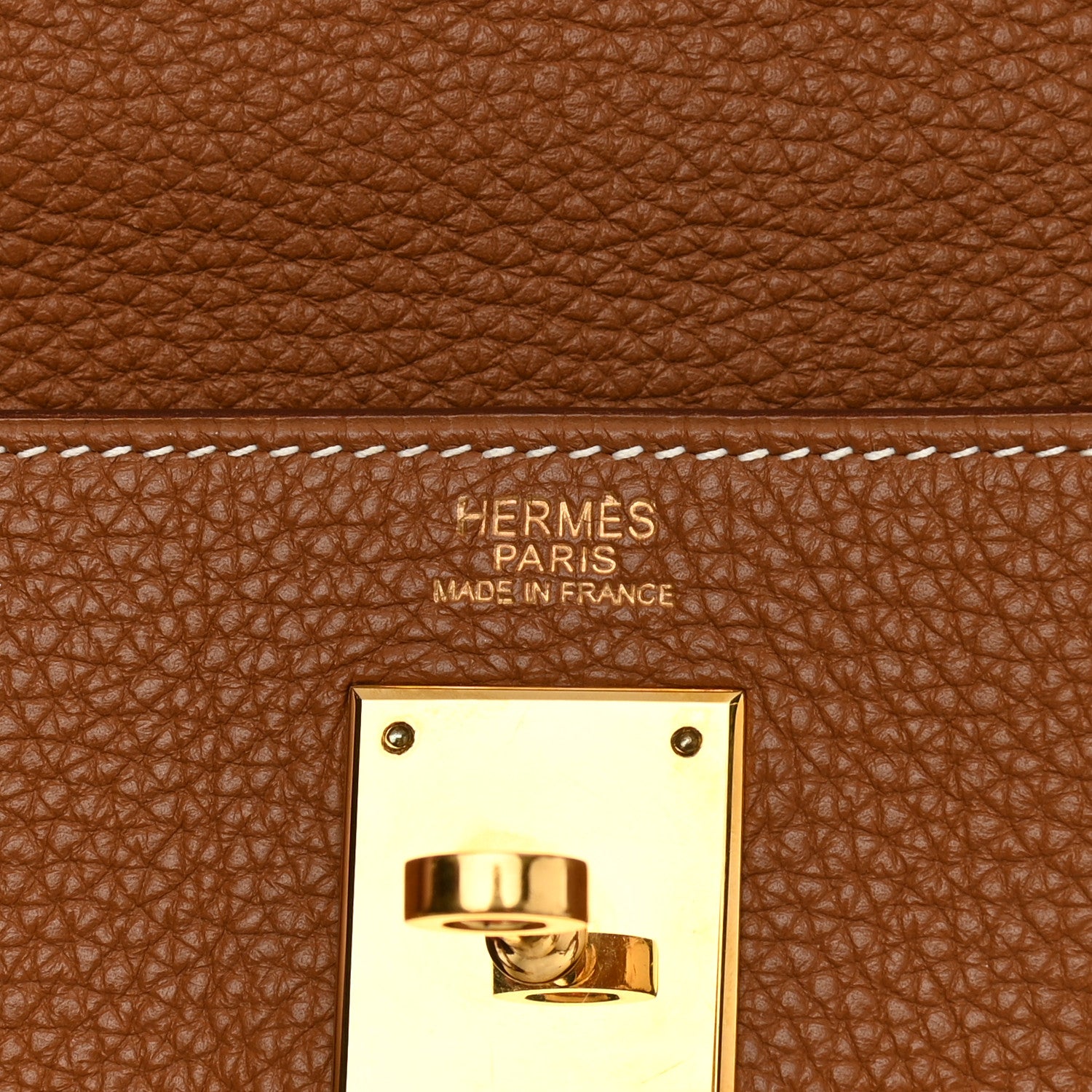 Hermes Togo Kelly Retourne 32 Gold 6 of 16