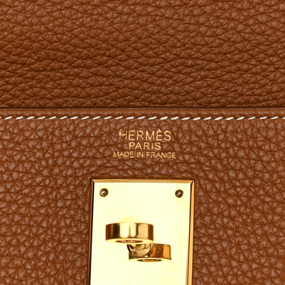 Hermes Togo Kelly Retourne 32 Gold 6 of 16