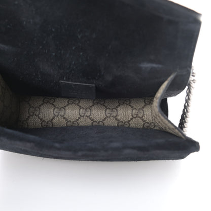 Gucci GG Supreme Monogram Mini Dionysus Shoulder Bag Black 5 of 15