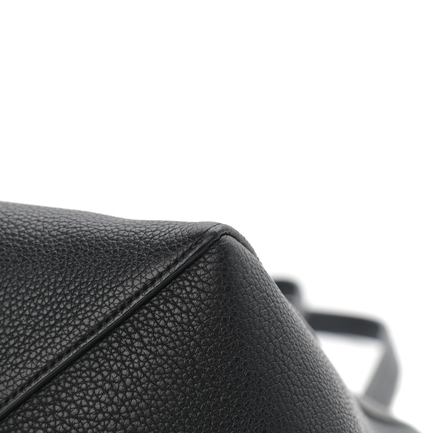 Celine Soft Grained Calfskin Small Belt Cabas Phantom Black 12 of 16
