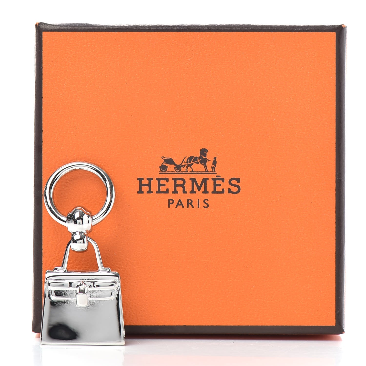 Hermes Palladium Mini Kelly Twilly Ring 4 of 4