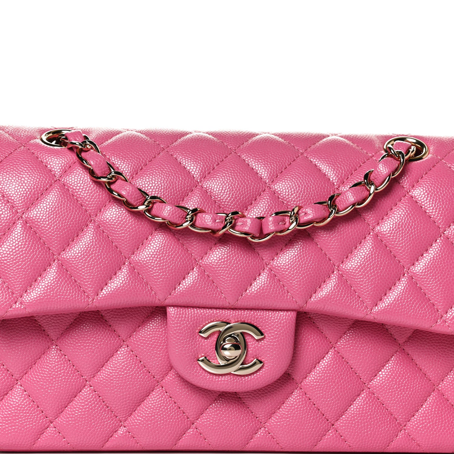 Chanel Caviar Quilted Small Double Flap Pink 8 of 12