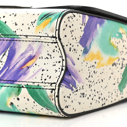 Louis Vuitton Calfskin Splash Print Twist Shoulder Bag MM White 9 of 10