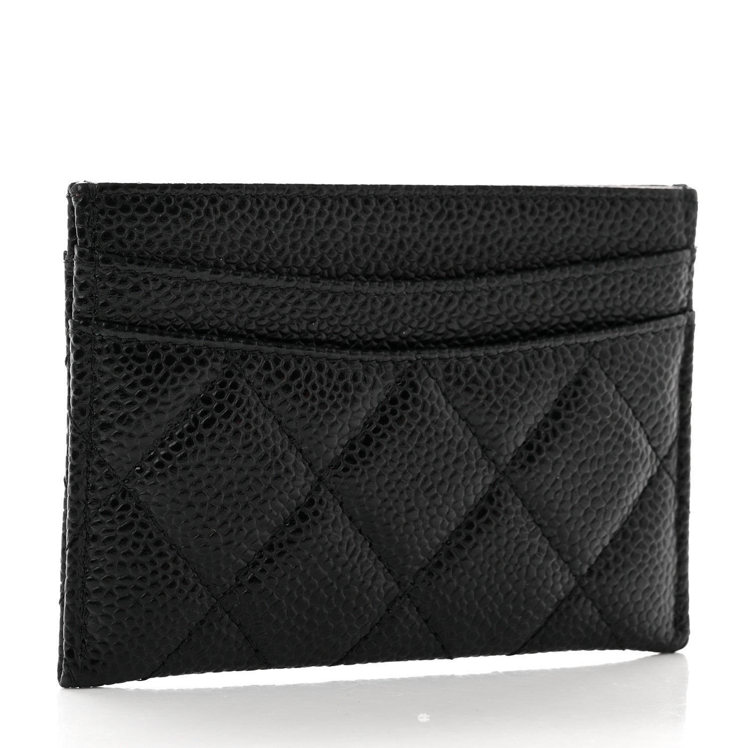 Chanel Caviar Quilted Card Holder Black 3 of 9