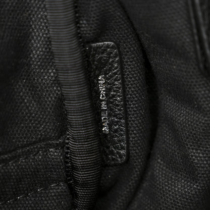 Burberry Mega Check Calfskin Abbeydale Simple Backpack Black Camel 13 of 19