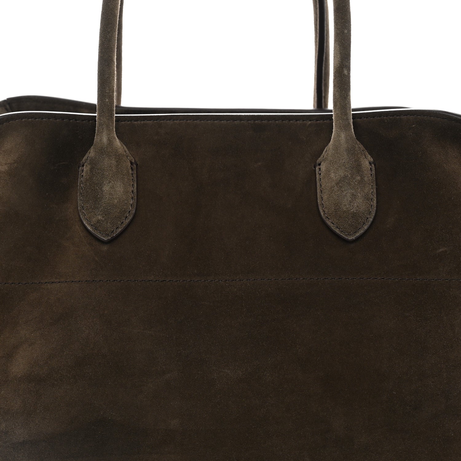 The Row Suede Soft Margaux 15 Nut Brown 7 of 9
