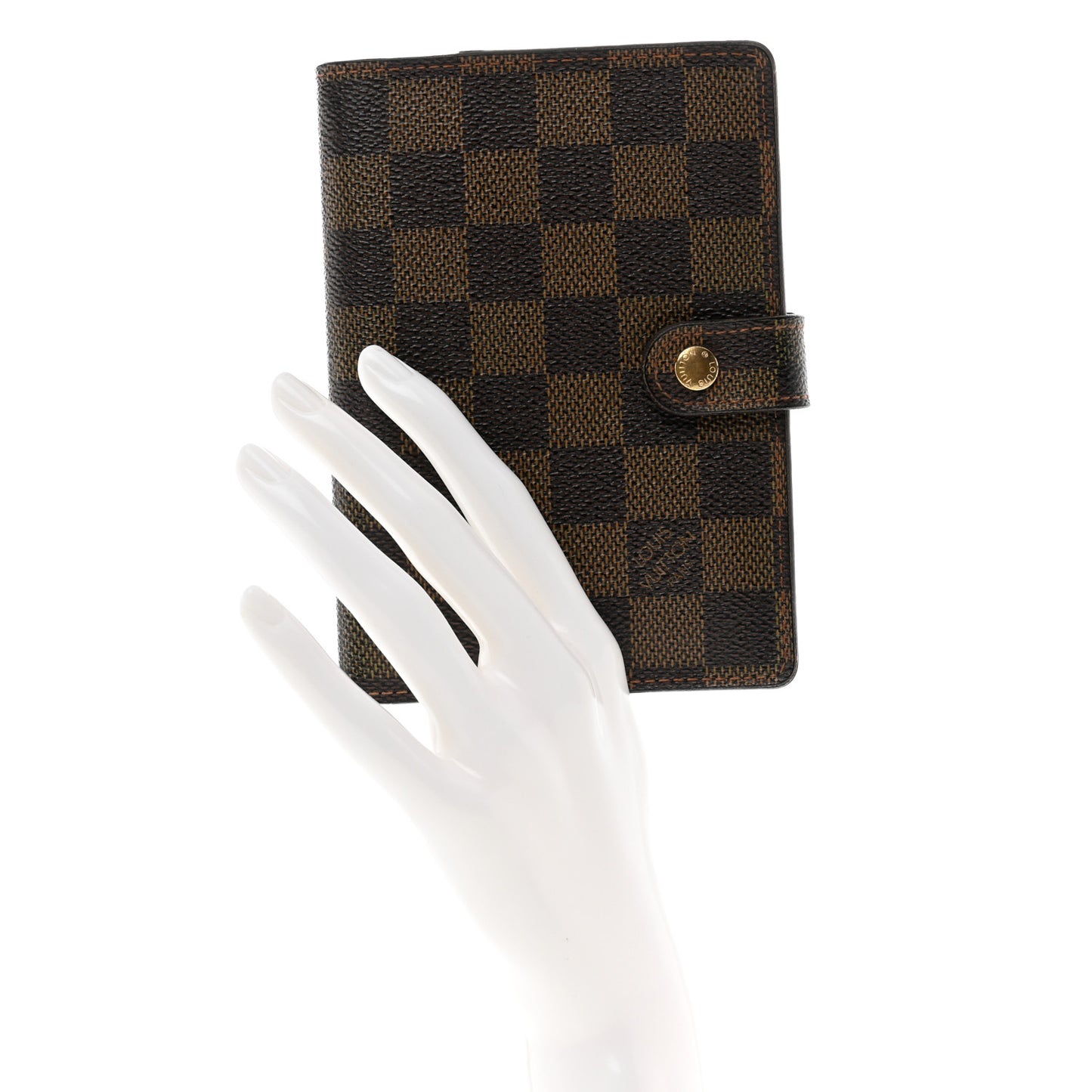 Damier Ebene Small Ring Agenda Cover