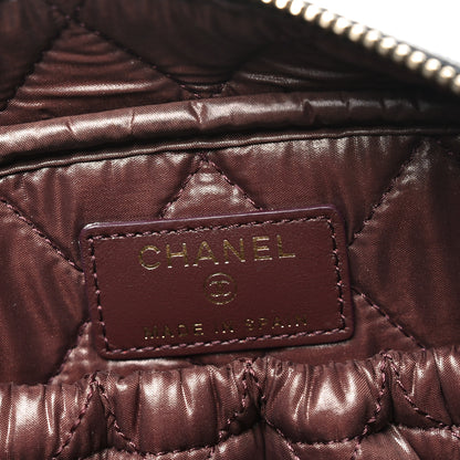 Chanel Caviar Quilted Medium Curvy Pouch Cosmetic Case Black 6 of 10