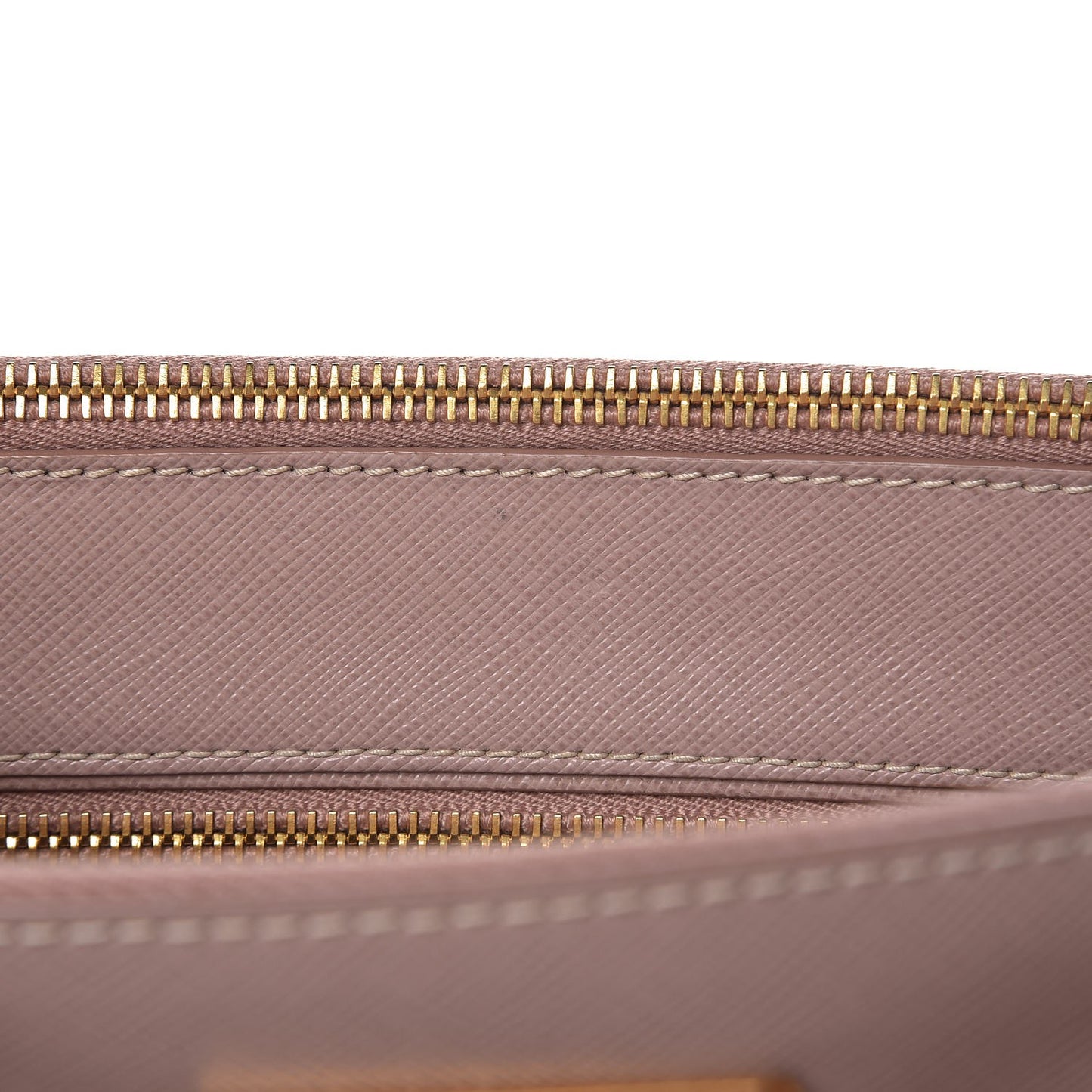 Saffiano Medium Galleria Double Zip Tote Cammeo