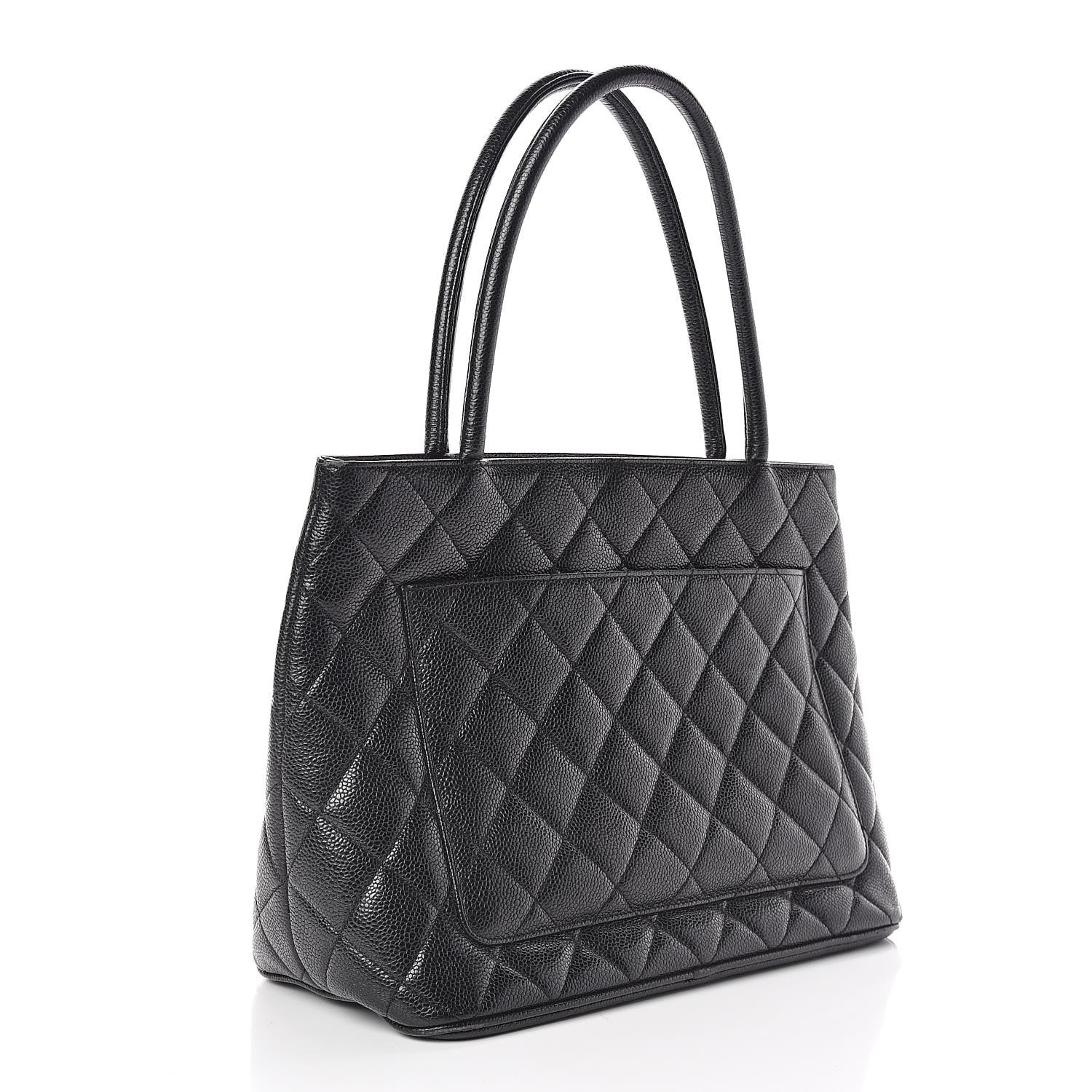 Chanel Caviar Quilted Medallion Tote Black 3 of 10