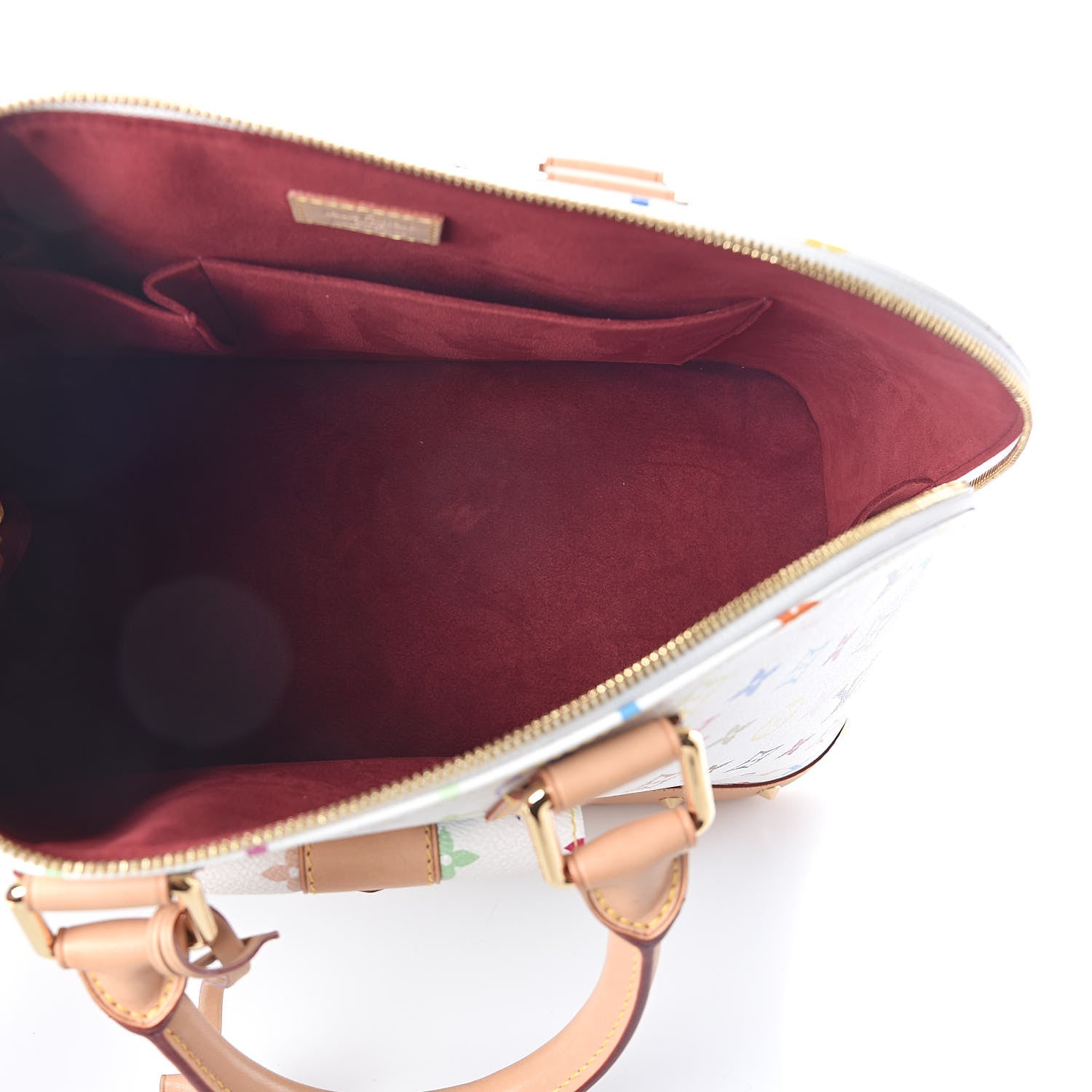 Louis Vuitton Monogram Multicolor Alma GM White 5 of 10