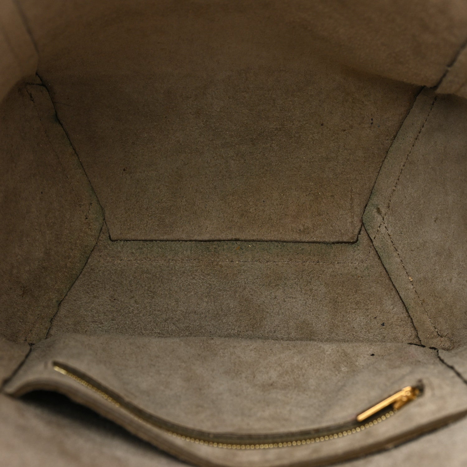 Celine Soft Grained Calfskin Small Sangle Bucket Bag Taupe 5 of 19