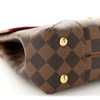 Louis Vuitton Damier Ebene Caissa Clutch Cherry Cherry 8 of 12