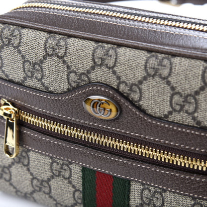 Gucci GG Supreme Monogram Web Small Ophidia Belt Bag 75 30 Dark Brown 10 of 11