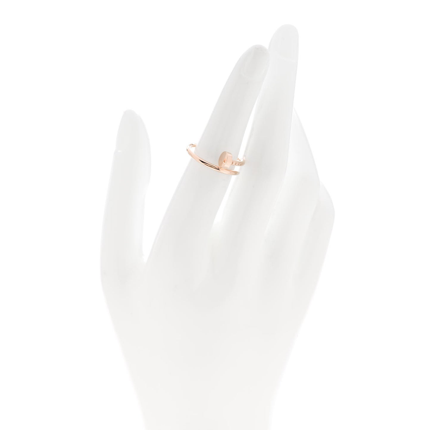 18K Pink Gold Small Juste Un Clou Ring 52 6