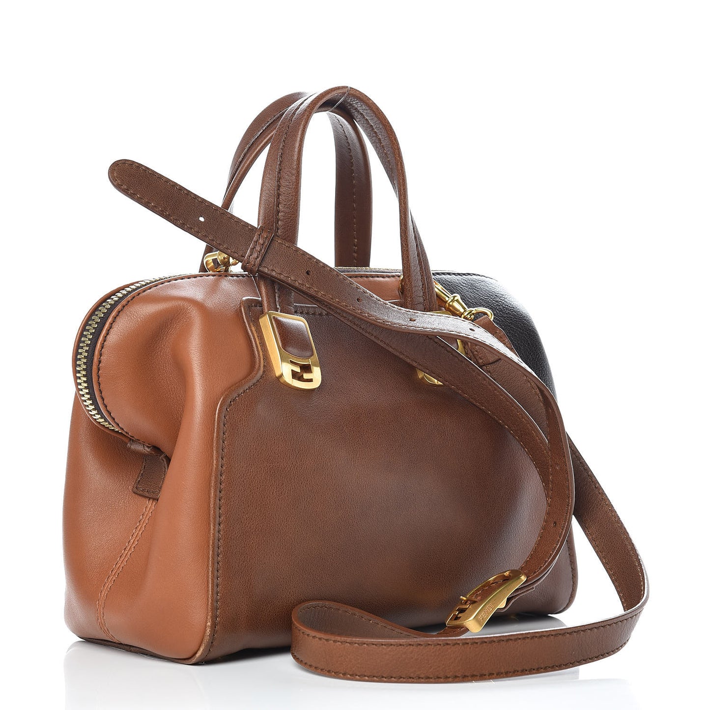 Capra Vitello Dolce Marmol Colorblock Small Chameleon Tote Moro Biscotti